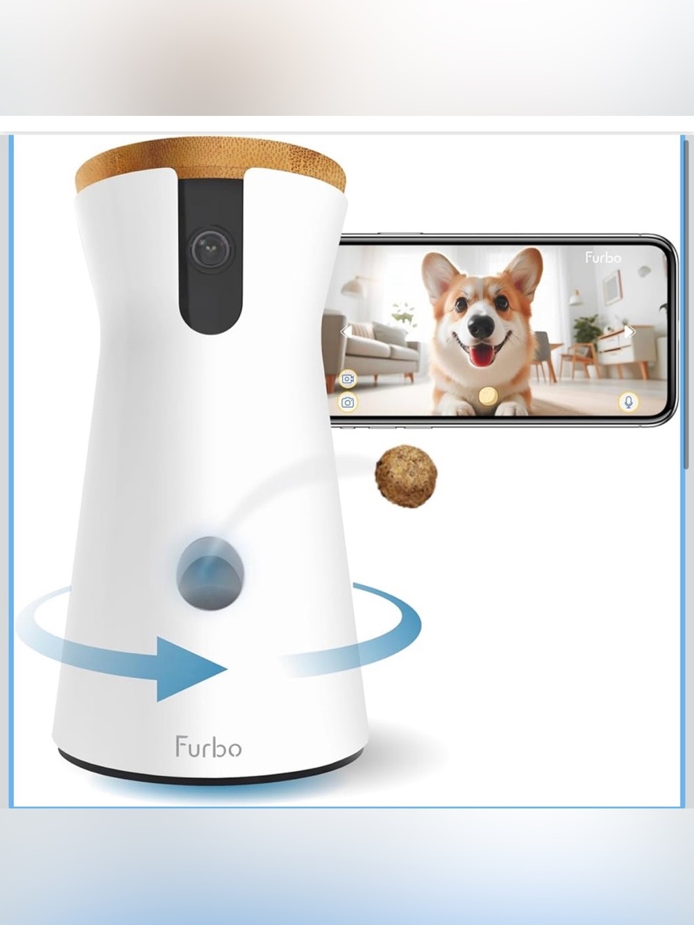 NWT Furbo 360° Dog Camera Treat Dispenser – New In Box
